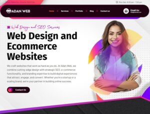 AdanWeb Web Sitesi Projesi