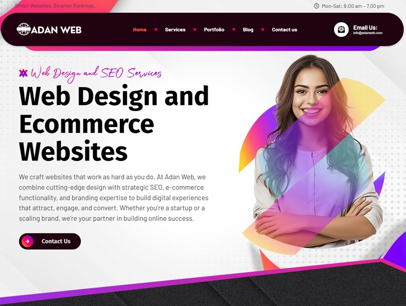 AdanWeb Web Sitesi Projesi