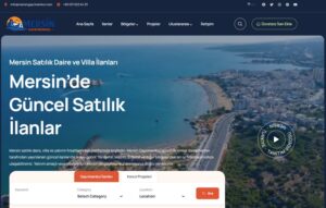 Mersin Gayrimenkul Web Sitesi Projesi